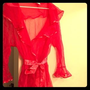 Lingerie robe/top
